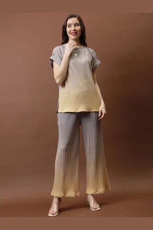 ATHENA Ombre Pleated Top With Trousers