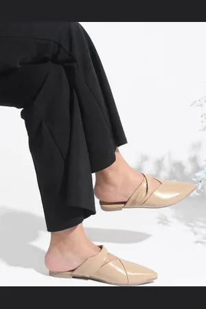 JM Looks Women Mules with Bows Flats