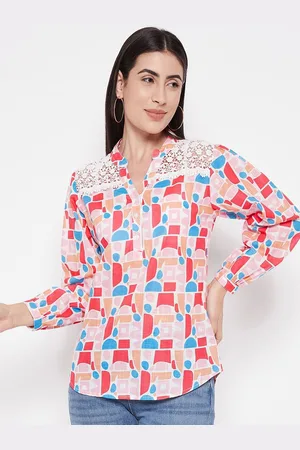 BAESD Women Classic Opaque Printed Casual Shirt
