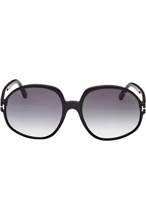 Tom Ford Women Round Sunglasses With UV Protected Lens FT0991 61 01B