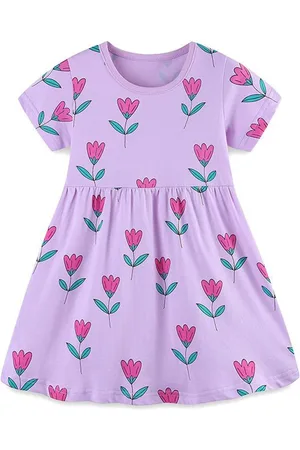 Stylecast Girls Printed Fit & Flare Dress