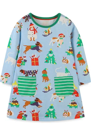 Stylecast Girls Printed Cotton A-Line Dress