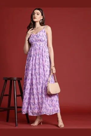 all about you Floral Print Maxi Fit & Flare Dress
