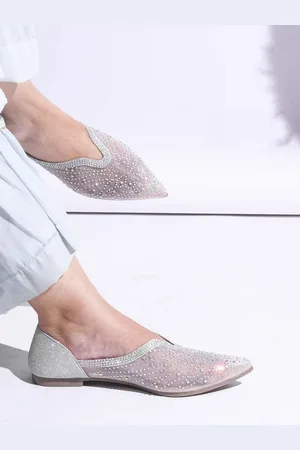 JM Looks Women Lace-Ups Mules Flats