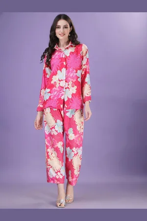 Kalini Printed Long Sleeves Shirt & Trouser Co-Ords