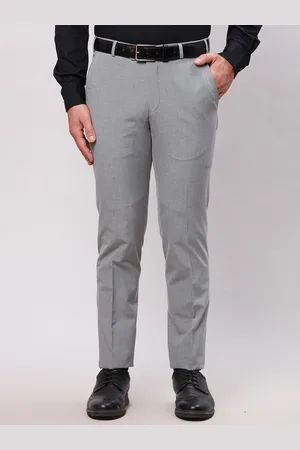 Park Avenue Men Mid-rise Slim Fit Trousers