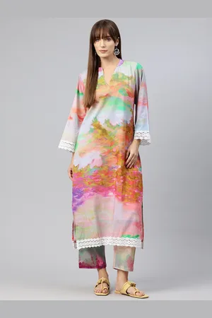 BUTA BUTI Women Kashia Printed Kurta & Trousers Set