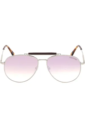 Tom Ford Men Aviator Sunglasses With UV Protected Lens FT0536 60 16Z