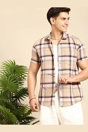 Mast & Harbour Men Slim Fit Checked Casual Shirt