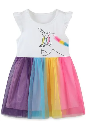 Stylecast Girls Printed Cotton Fit & Flare Dress
