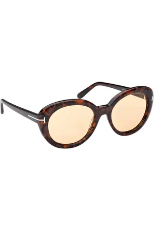 Tom Ford Women Oval Sunglasses with UV Protected Lens FT1009 55 52E
