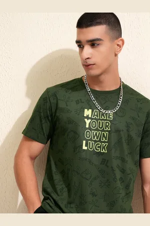 Ketch Men Typography Printed Round Neck T-shirt