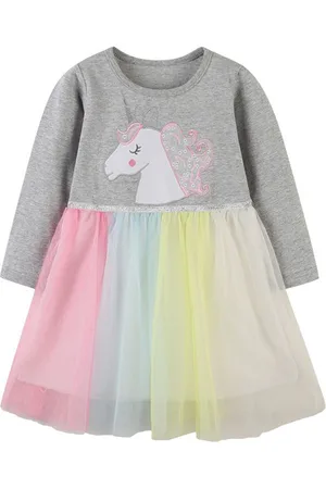 Stylecast Girls Printed Fit & Flare Dress