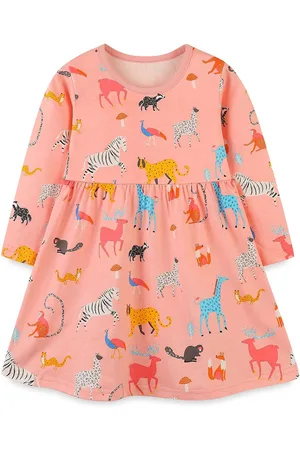 Stylecast Girls Printed Cotton Fit & Flare Dress
