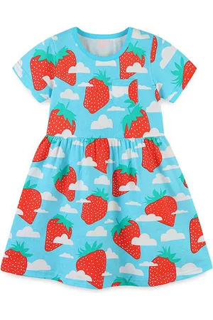 Stylecast Girls Printed Fit & Flare Midi Dress