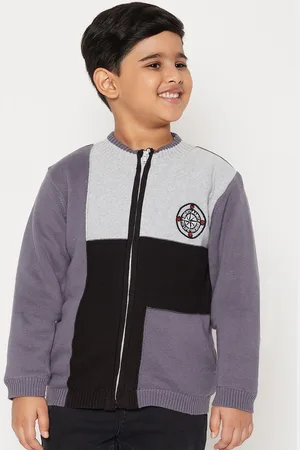JWAAQ Boys Colourblocked Cardigan