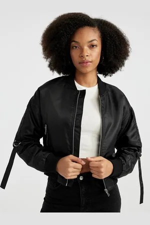 DeFacto Women Longline Tailored Mock Collar Jacket