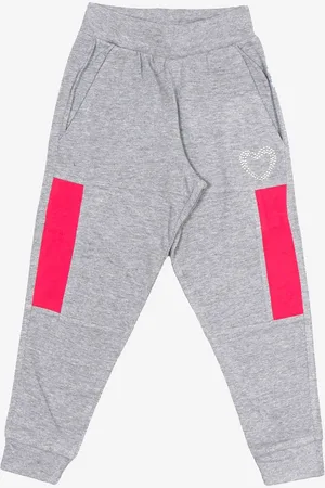 DYCA Girls Cotton Mid Rise Regular Fit Joggers