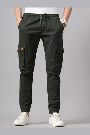 PAUL STREET Men Smart Slim Fit Mid Rise Joggers Trousers