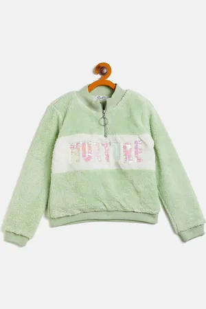 JWAAQ Girls Embroidered Cardigan