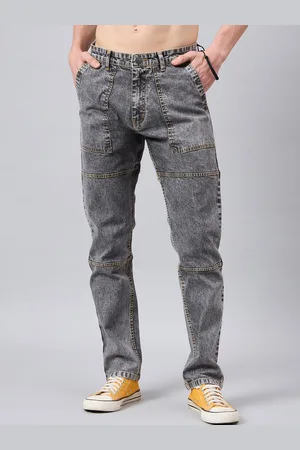 Studio Nexx Men Relaxed Fit Low-Rise Heavy Fade Stretchable Jeans