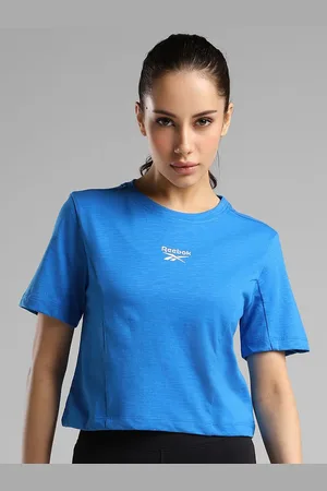 Reebok Women Round Neck Pure Cotton T-Shirt