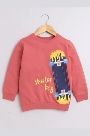 BUMZEE Boys Typography Printed Sweatshirt