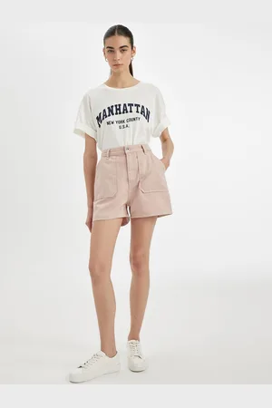 DeFacto Women Mid-Rise Regular Fit Shorts