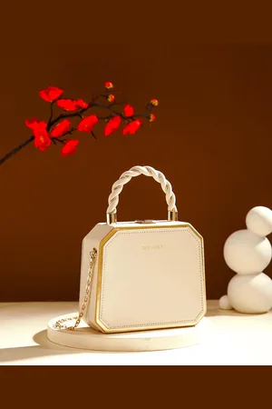 Diva Dale Colourblocked PU Oversized Bucket Satchel Handbag