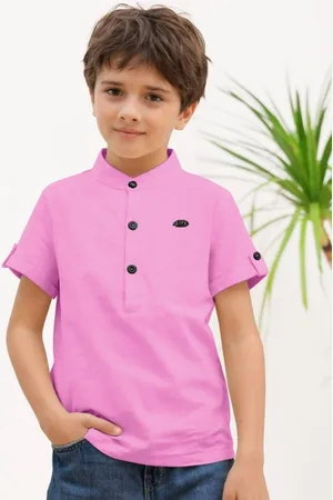 BAESD Boys Original Solid Casual Shirt