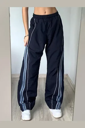 LULU & SKY Women Striped Straight-Fit Track Pants