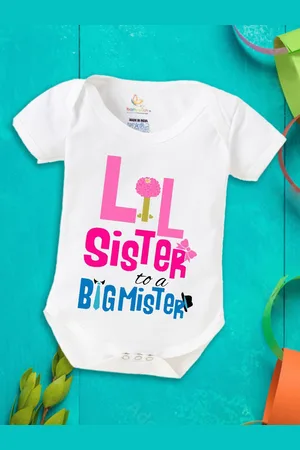 Babywish Infants Printed Pure Cotton Bodysuit