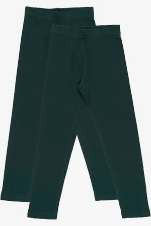 DYCA Girls Pack Of 2 Cotton Ankle-Length Leggings