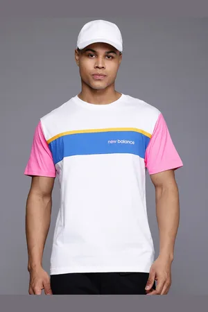 New Balance Striped Pure Cotton Relaxed T-shirt