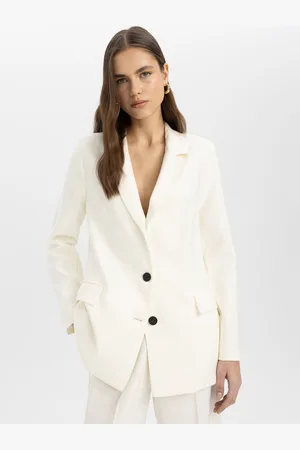 DeFacto Women Regular Fit Single Breasted Formal Blazer