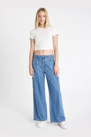 DeFacto Women Cotton Bootcut Trousers