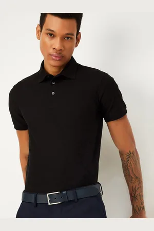 Max Collection Men Polo Collar Pockets T-shirt