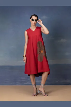 Banno Women Patchwork A-Line Dress