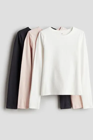 H&M Girls Pack Of 3 Tops