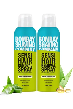 Bombay Shaving Company Set Of 2 Sensi Hair Removal Spray -200g Each