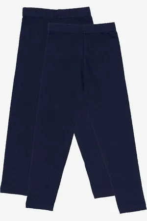 DYCA Girls Pack Of 2 Ankle Length Cotton Leggings