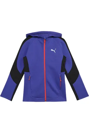 PUMA Boys Evostripe Fz Hoodie Dk Jackets