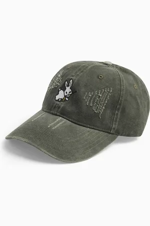 The Bear House Men Embroidered Pure Cotton Baseball Cap