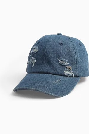 The Bear House MenSelf Design Pure Cotton Baseball Cap
