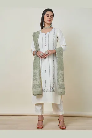 Soch Embroidered Suit Set With Thread Work