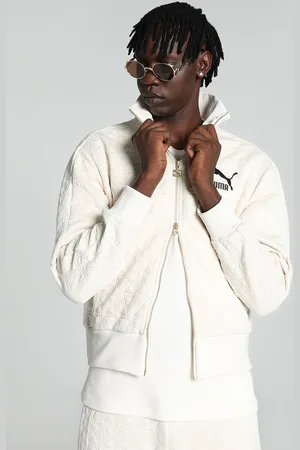 PUMA LUXE SPORT T7 Unisex Mock Collar Sporty Jacket