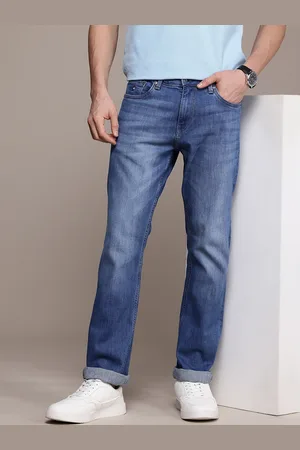 Nautica Men Straight Fit Low-Rise Light Fade Stretchable Jeans