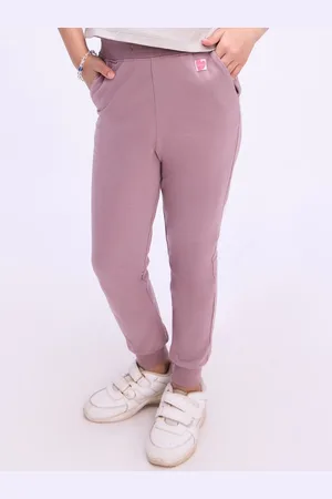 Bombay High Girls Mid- Rise Cuffed Joggers Track Pants