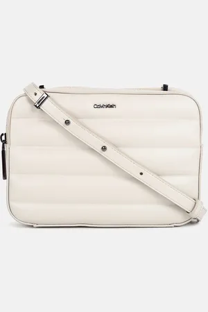 Calvin Klein Structured Sling Bag with Quilted Details