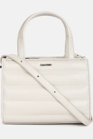 Calvin Klein Oversized Structured Tote Bag with Quilted Detail